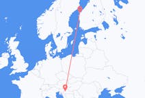 出发地 克罗地亚出发地 萨格勒布目的地 芬兰瓦萨的航班
