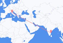 Flyrejser fra Chennai, Indien til Firenze, Italien