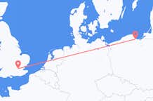 Flyrejser fra Gdańsk til London