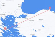 Flyreiser fra Sinop, Tyrkia, til Athen