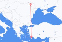 Flights from Rhodes in Greece to Iași in Romania