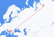 ตั๋วเครื่องบินจากเมืองNorilskไปยังเมืองโอครีด