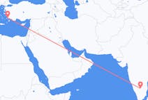 Flights from Bengaluru, India to Bodrum, Turkey