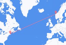 Flyrejser fra Boston til Ålesund