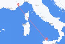 Flyreiser fra Nice, Frankrike til Palermo, Italia