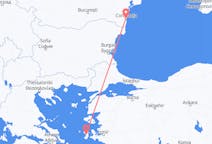 Vols depuis la ville de Constanța vers la ville de Chios