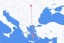 Flights from Târgu Mureș, Romania to Santorini, Greece