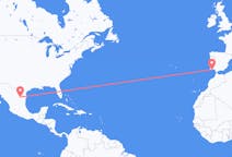 Flyreiser fra Monterrey, Mexico til Faro, Portugal