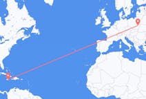 Flyrejser fra Kingston, Jamaica til Lublin, Polen
