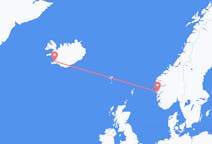 Flights from Bergen, Norway to Reykjavik, Iceland