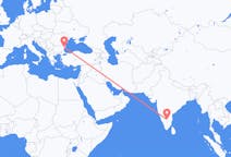 Flyreiser fra Bangalore, til Varna
