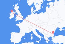Flights from Burgas, Bulgaria to Donegal, Ireland