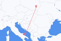 Flyreiser fra Bari, til Rzeszow
