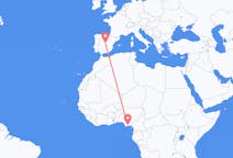 Flyreiser fra Port Harcourt, Nigeria til Madrid, Spania