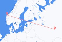 Flyreiser fra Kazan, Russland til Ålesund, Norge