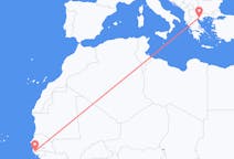 Flüge von Ziguinchor, der Senegal nach Thessaloniki, Griechenland