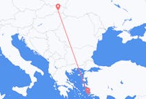 Vluchten van Košice naar Kalymnos