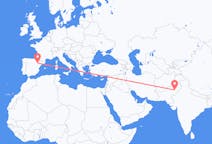 Flights from Multan to Zaragoza