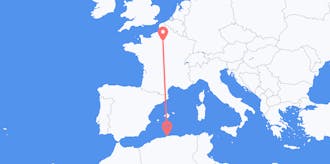 Flights from Algeria to France