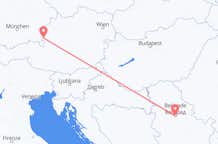 Lennot Salzburgista Belgradiin