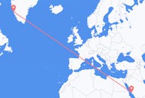 Flights from Jeddah, Saudi Arabia to Nuuk, Greenland