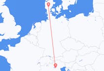 Flyreiser fra Billund, Danmark til Verona, Italia