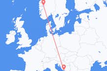 Flights from Sogndal to Split