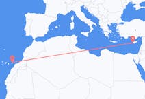 Flyrejser fra Pafos, Cypern til Ajuy, Spanien