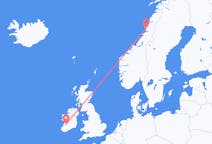 Fly fra Brønnøysund til Shannon, County Clare