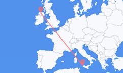 Flyrejser fra Trapani, Italien til Derry, Nordirland
