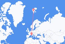 Flights from Calvi to Svalbard
