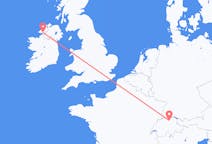 Flyg från Zürich, Schweiz till Donegal, Irland