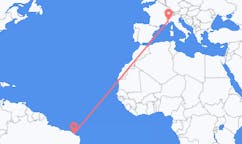 Flights from Aracati, Brazil to Cuneo, Italy