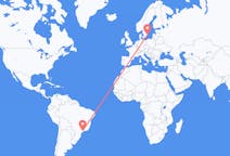 Flyreiser fra São Paulo, Brasil til Kalmar, Sverige