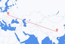 Flyg från Chongqing till Lublin