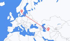Flights from Ashgabat, Turkmenistan to Jönköping, Sweden