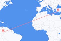 Flyreiser fra Mitú, Colombia til Antalya, Tyrkia