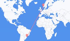 Flyg från Florianópolis, Brasilien till Stavanger, Norge