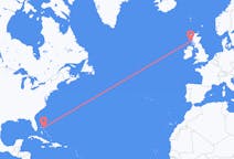 Flights from Marsh Harbour, the Bahamas to Tiree, the United Kingdom