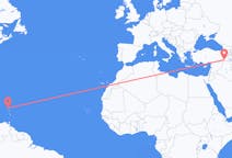 Flights from Antigua to Şırnak