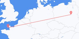 Flights from Jersey to Poland