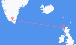 出发地 格陵兰纳萨尔苏克前往苏格兰的斯托诺韦的航班