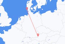 Flyg från Westerland, Tyskland till Salzburg, Österrike