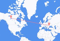 Flights from Yellowknife, Canada to Iași, Romania