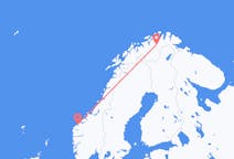 Flights from Lakselv, Norway to Ålesund, Norway
