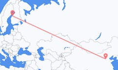 Flüge von Shijiazhuang, China nach Kokkola, Finnland