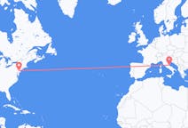 Flug frá Norður-Fíladelfíu, Bandaríkjunum til Pescara, Ítalíu