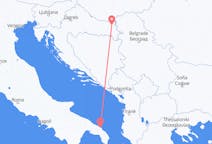 Flyrejser fra Brindisi, Italien til Osijek, Kroatien