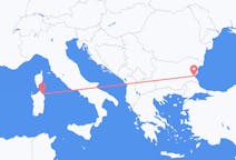 Flights from Olbia to Burgas