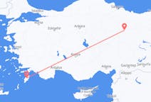トルコのから スィヴァス、ギリシャのへ ロドス島フライト